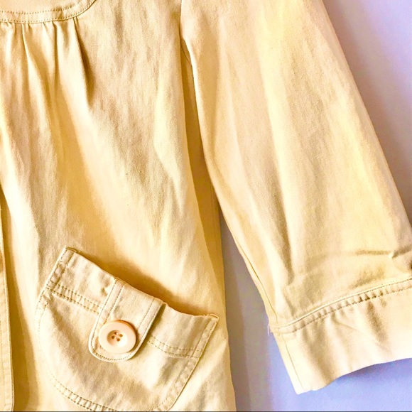 Ambition 100% cotton Buttercup Yellow Blazer - Picture 3 of 5